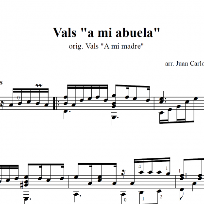 Vals "A mi abuela"